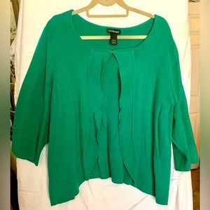 EUC Lane Bryant open-front sweater
